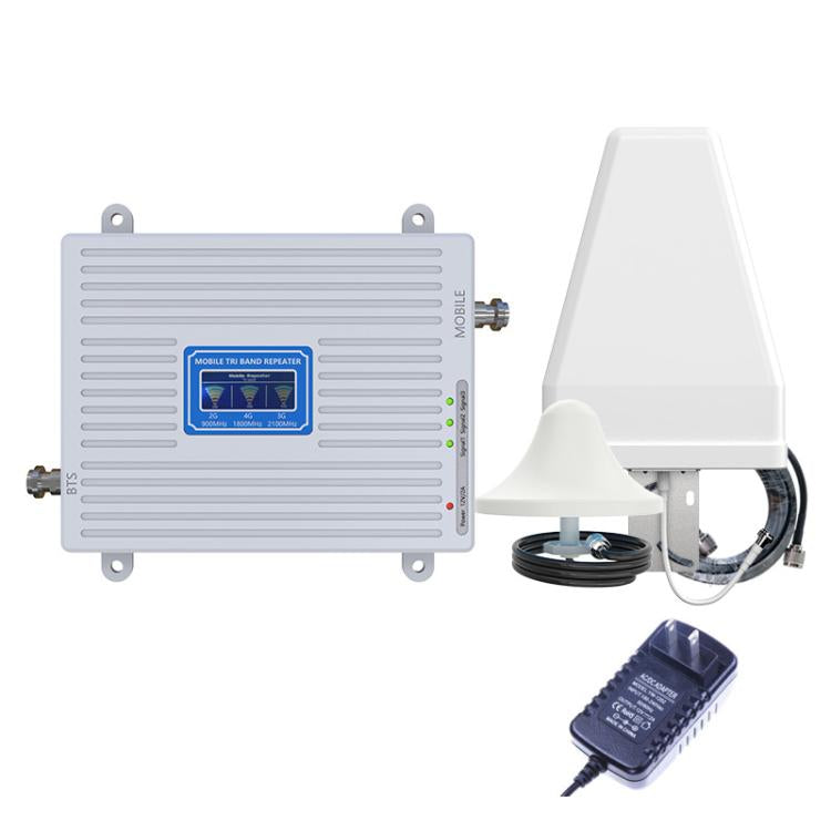 Triple-Band 900/1800/2100 Mobile Phone Signal Reception Booster Amplifier, UK Plug, US Plug, EU Plug Triple-Band 900/1800/2100 Mobile Phone Signal Reception Booster Amplifier, UK Plug, US Plug, EU Plug